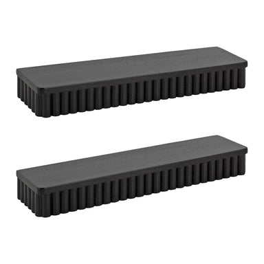 Floating Shelf Black 2 Piece 20" 1