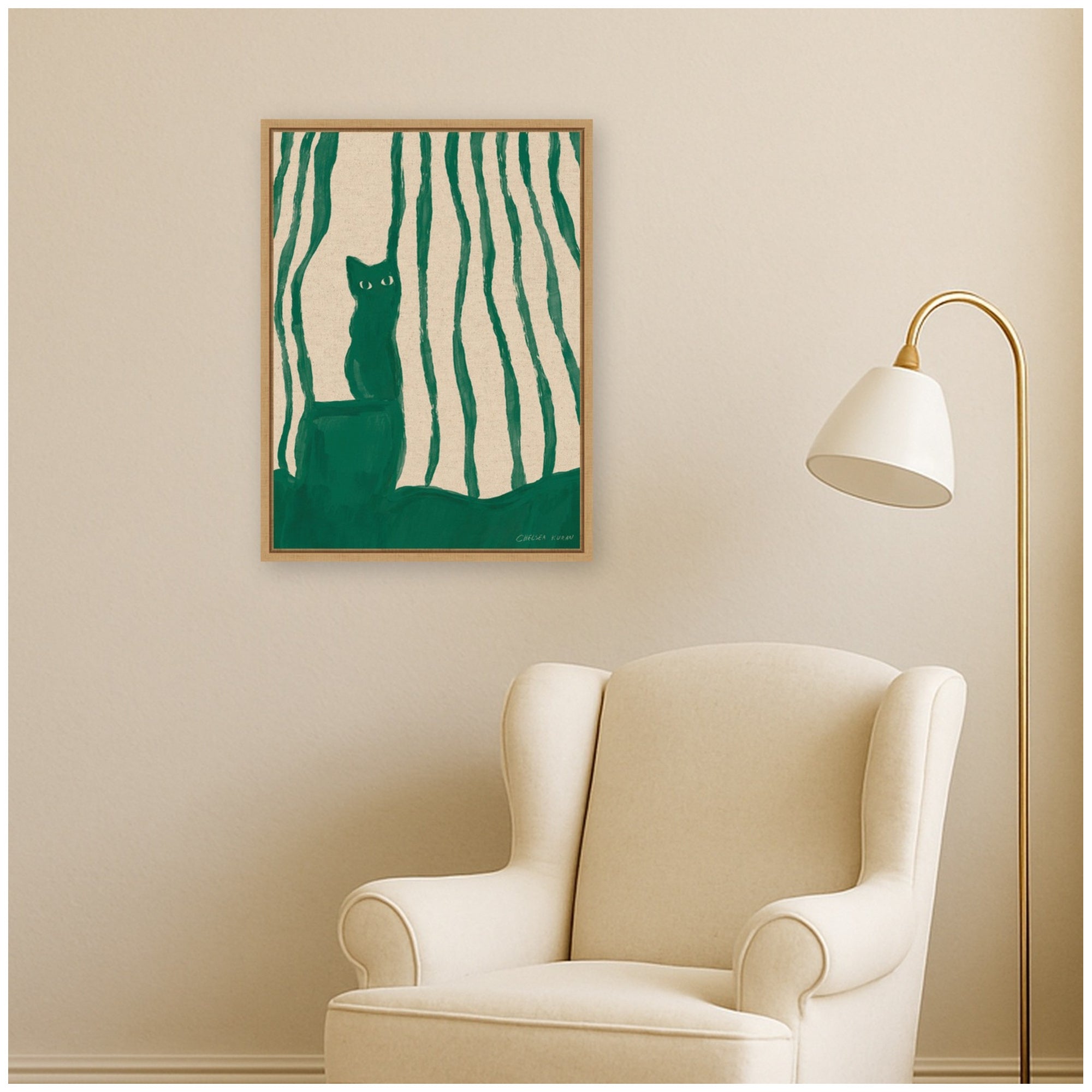 Framed Canvas 18x24 Sylvie Natural 6