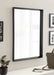 Rectangle Mirror Black 24x36 6