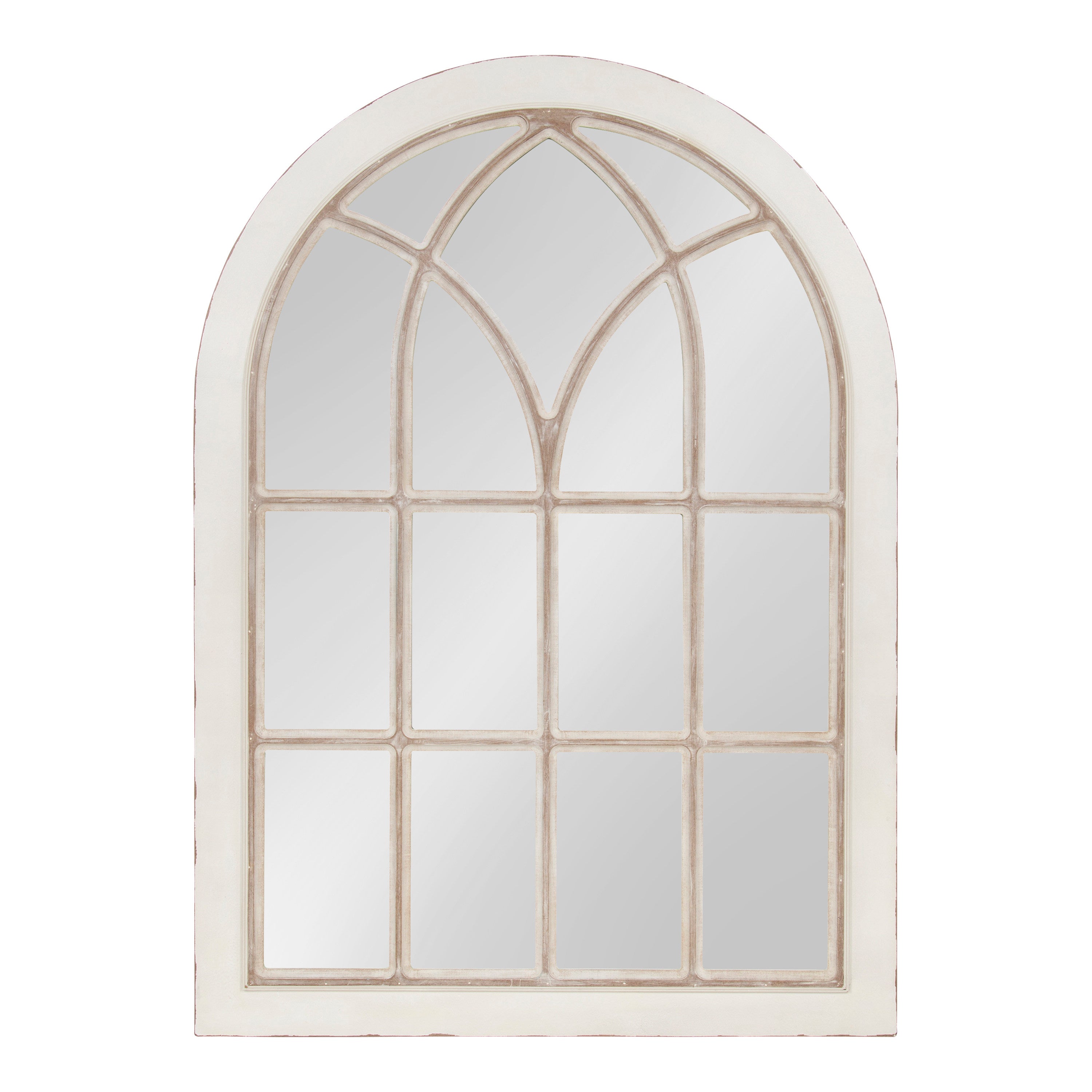 Windowpane Mirror White 31x44 1