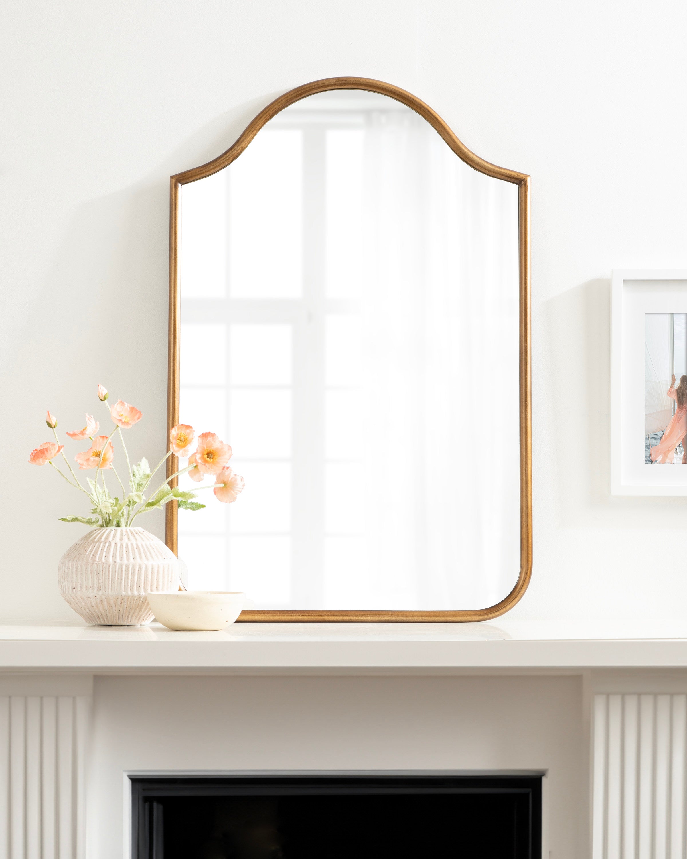 Arch Mirror 24x36 Gold 7