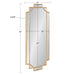 Full Length Mirror 16x42 Gold 5