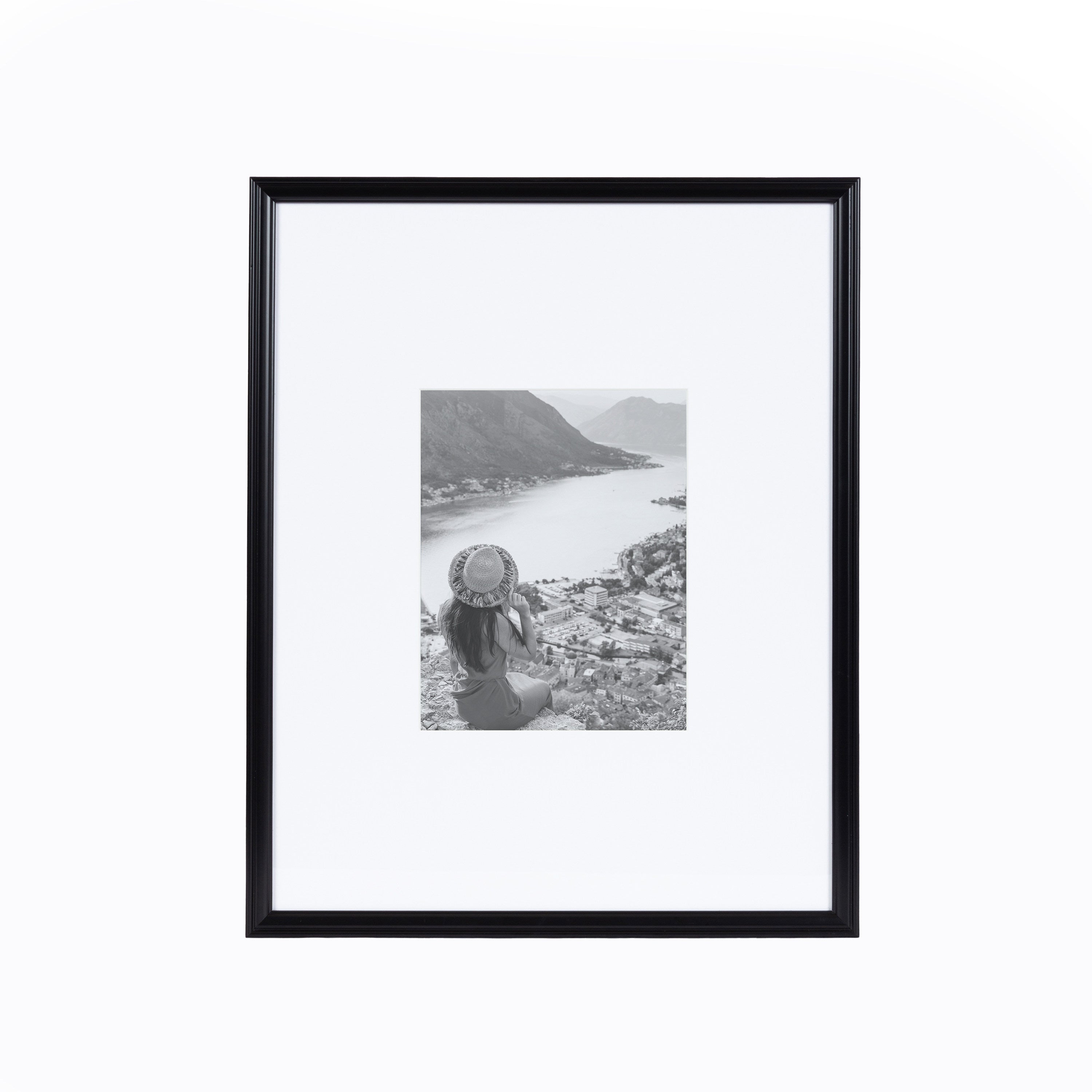 Wall Frame Black 16x20 matted to 8x10 6