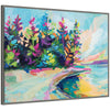 Sylvie Saturday In Door County Framed Canvas by Rachel Christopoulos