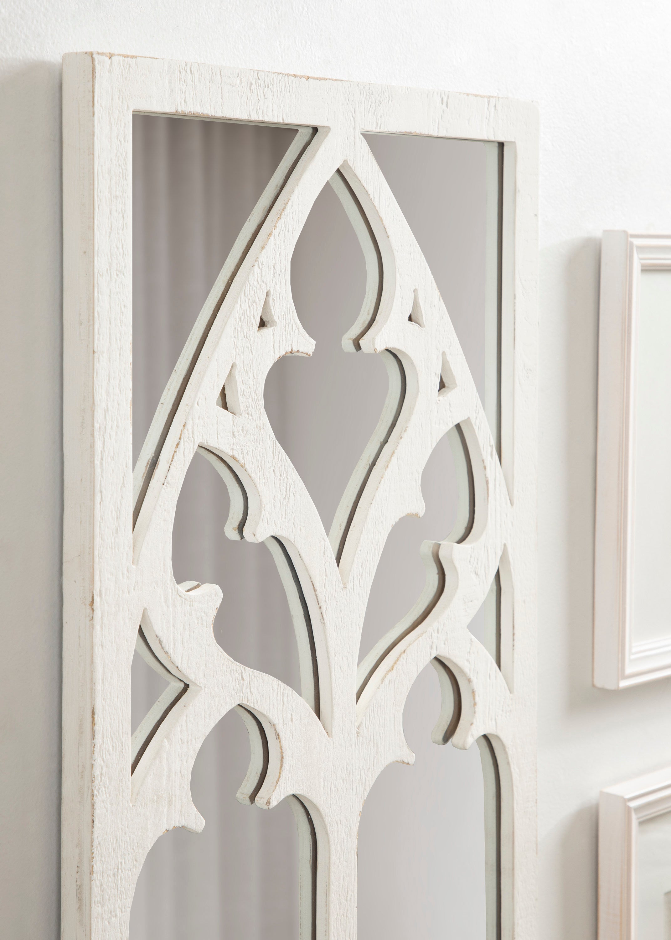 Decorative Mirror White 14x36 7