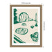 Framed Canvas Sylvie Dark Gold 10x13 2
