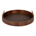 Single Tray Walnut Brown 15.5" Diameter 2