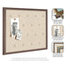 Pinboard Hardwood Wedge White Wash 37x25 5