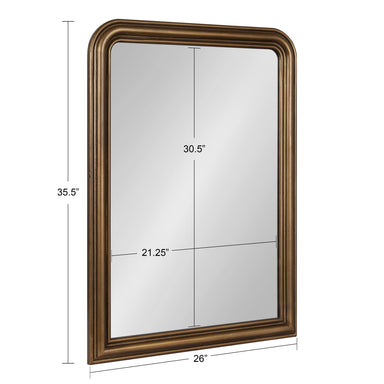 Arch Mirror 26x36 Gold 5
