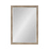 Rectangle Mirror Brown 27x39 1