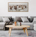 Framed Canvas Sylvie Natural 18x40 5