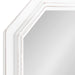 Octagon Mirror White 28x36 6