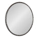 Round Mirror Pewter 26x26 1