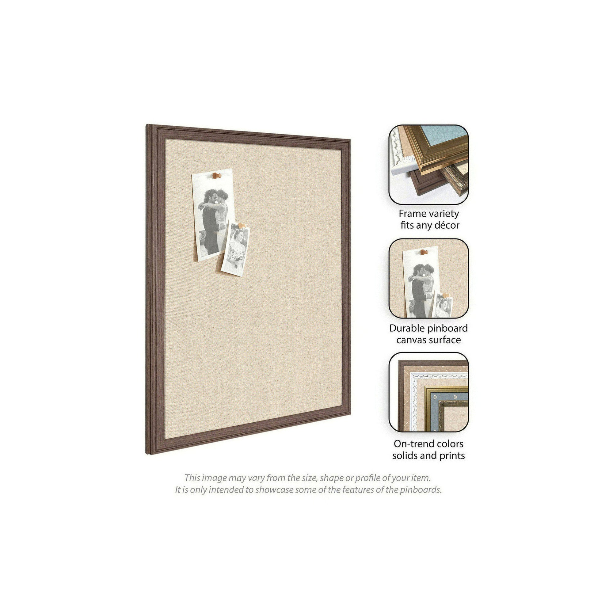 Pinboard 39x27 Eva Ombre Gold Narrow 5