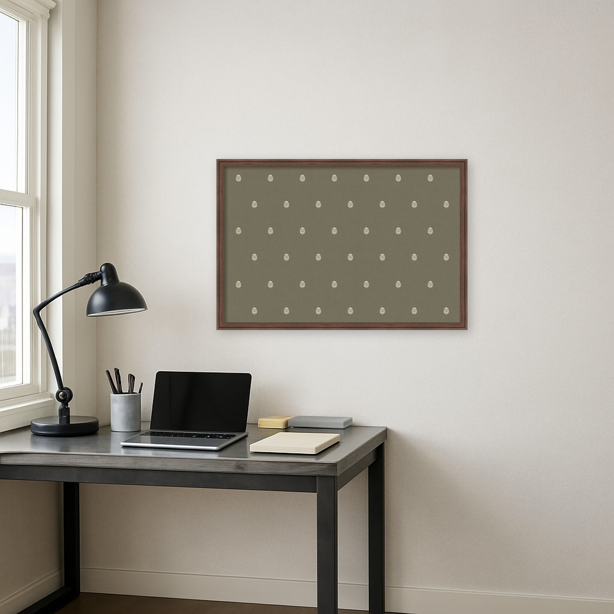Magnetic Canvas 38x26 Florence Medium Brown 7