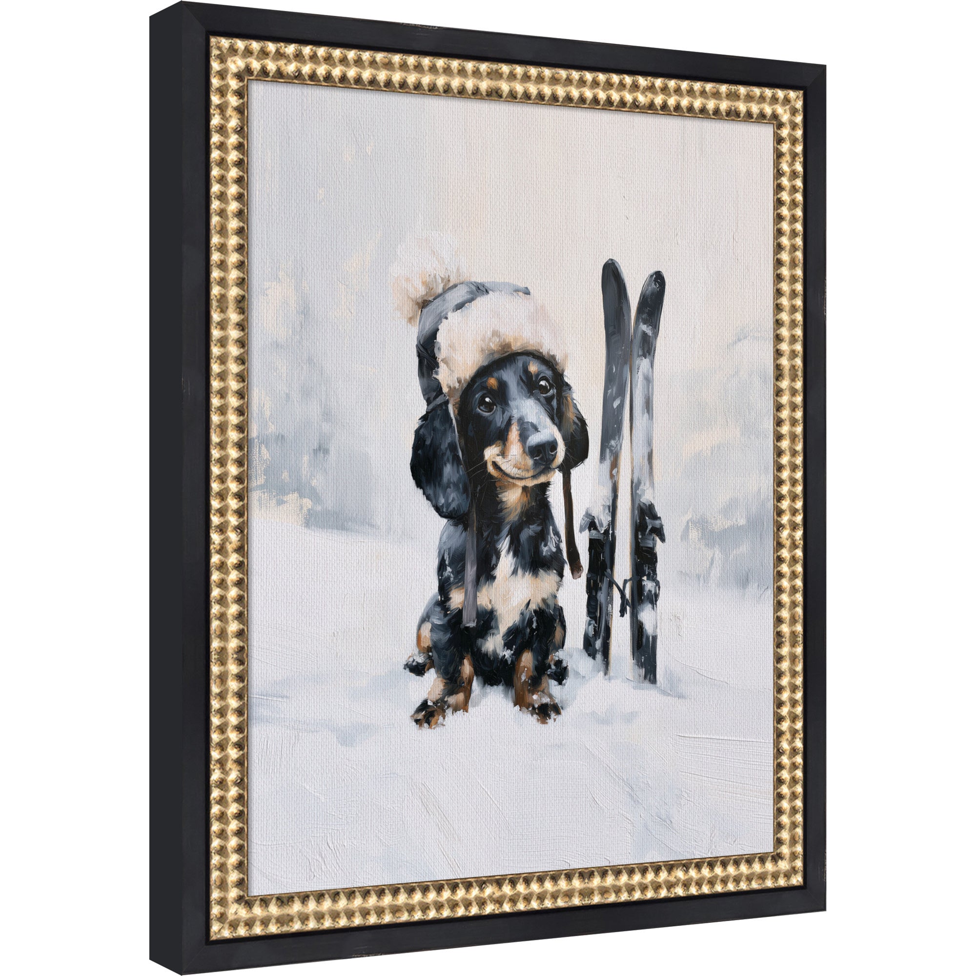 Mounted Canvas Castellan Black 13x16 1