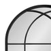 Windowpane Mirror Black 19x40 3
