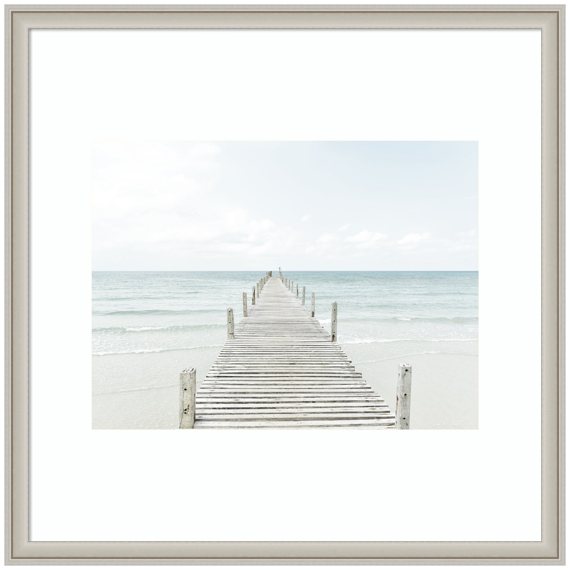 Beach 5s by Amy Peterson Framed Wall Art Print