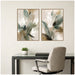 Framed Canvas Sylvie Dark Gold 2 Piece Set 23x33 6