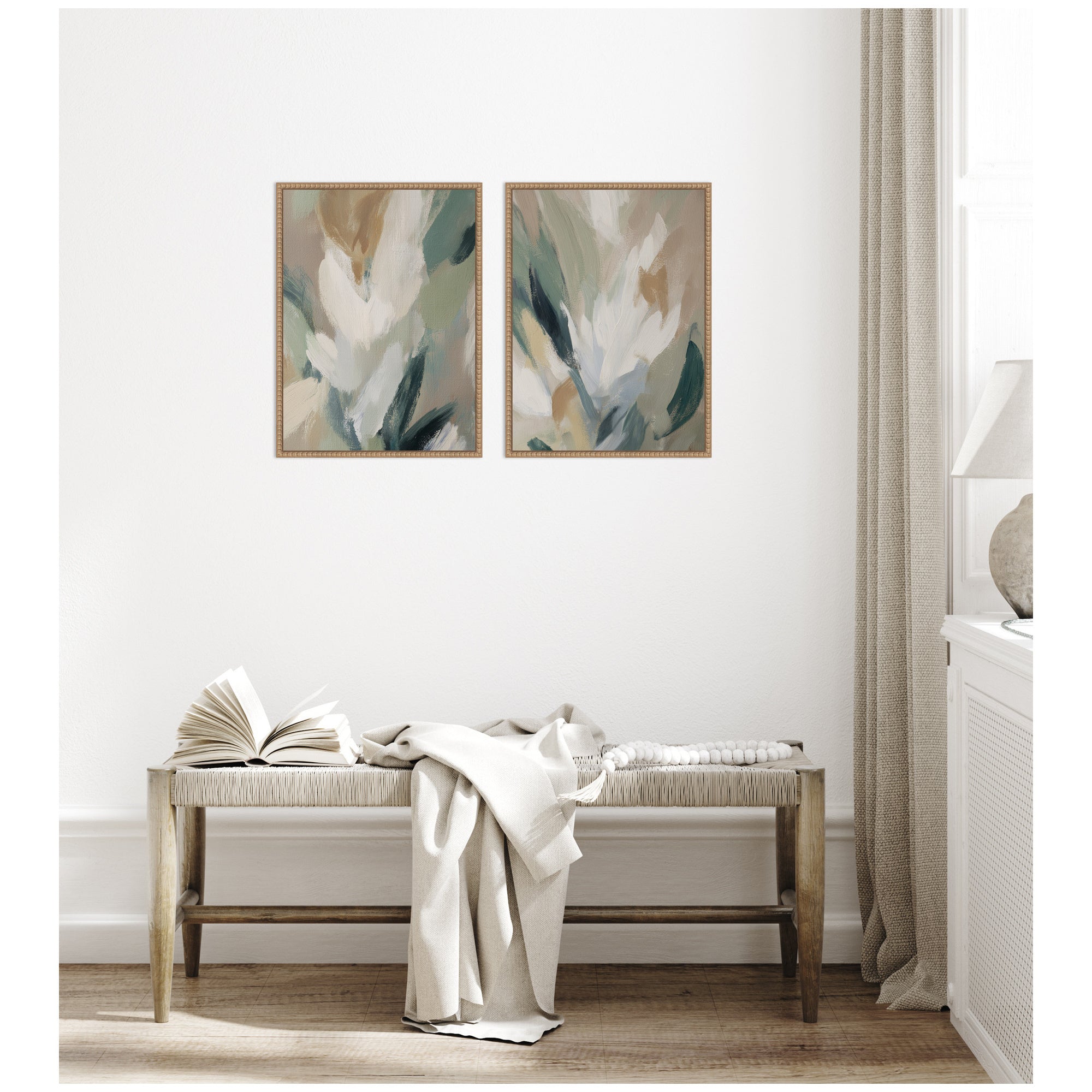Plant Form No. 1 & No. 2 2 Piece Framed Canvas Wall Art Set by Amy Lighthall