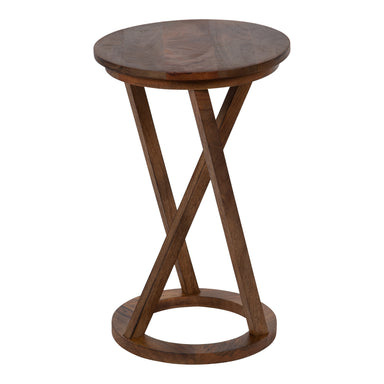 Side Table 15x15x23 Walnut Brown 1