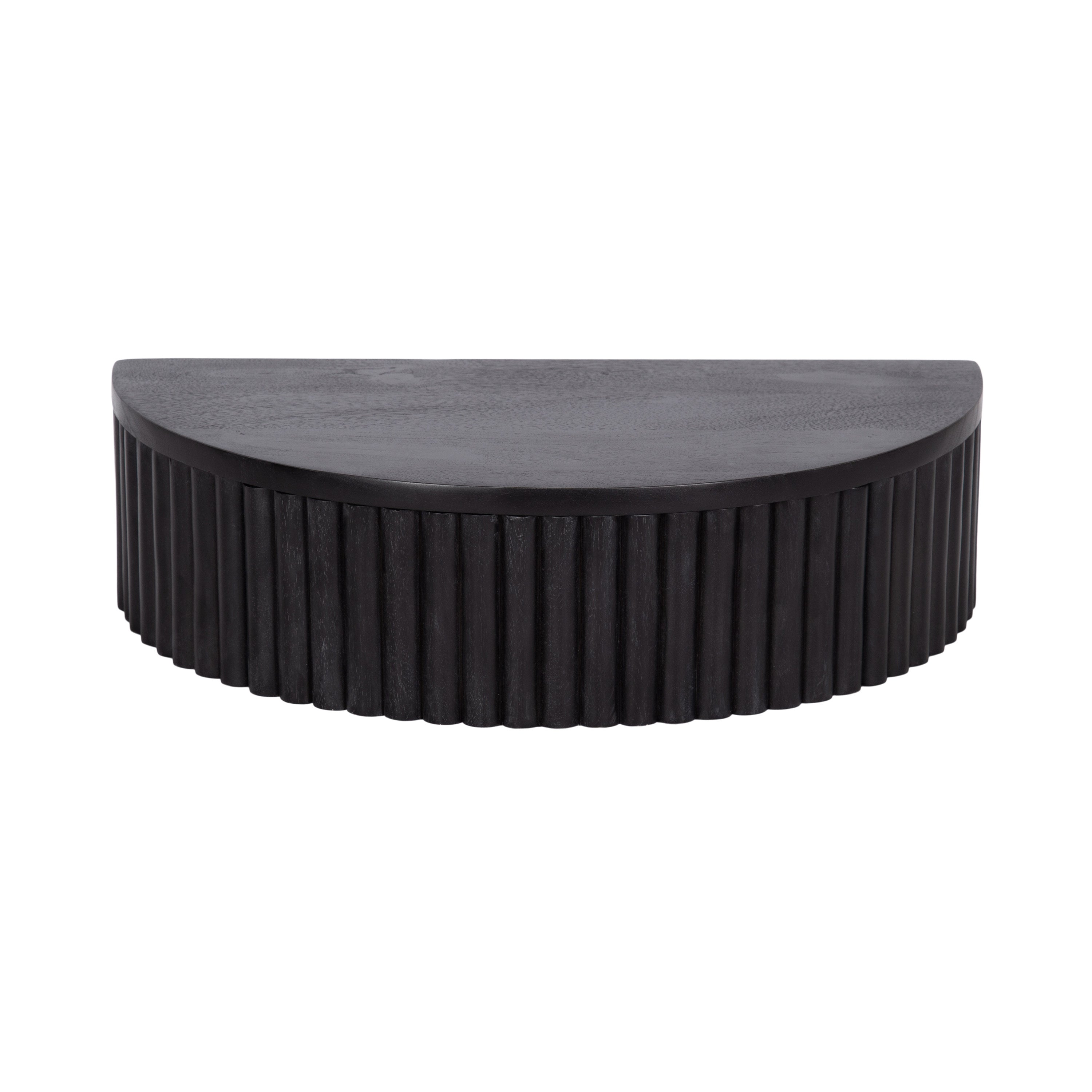 Floating Side Table Black 20x11x6 6