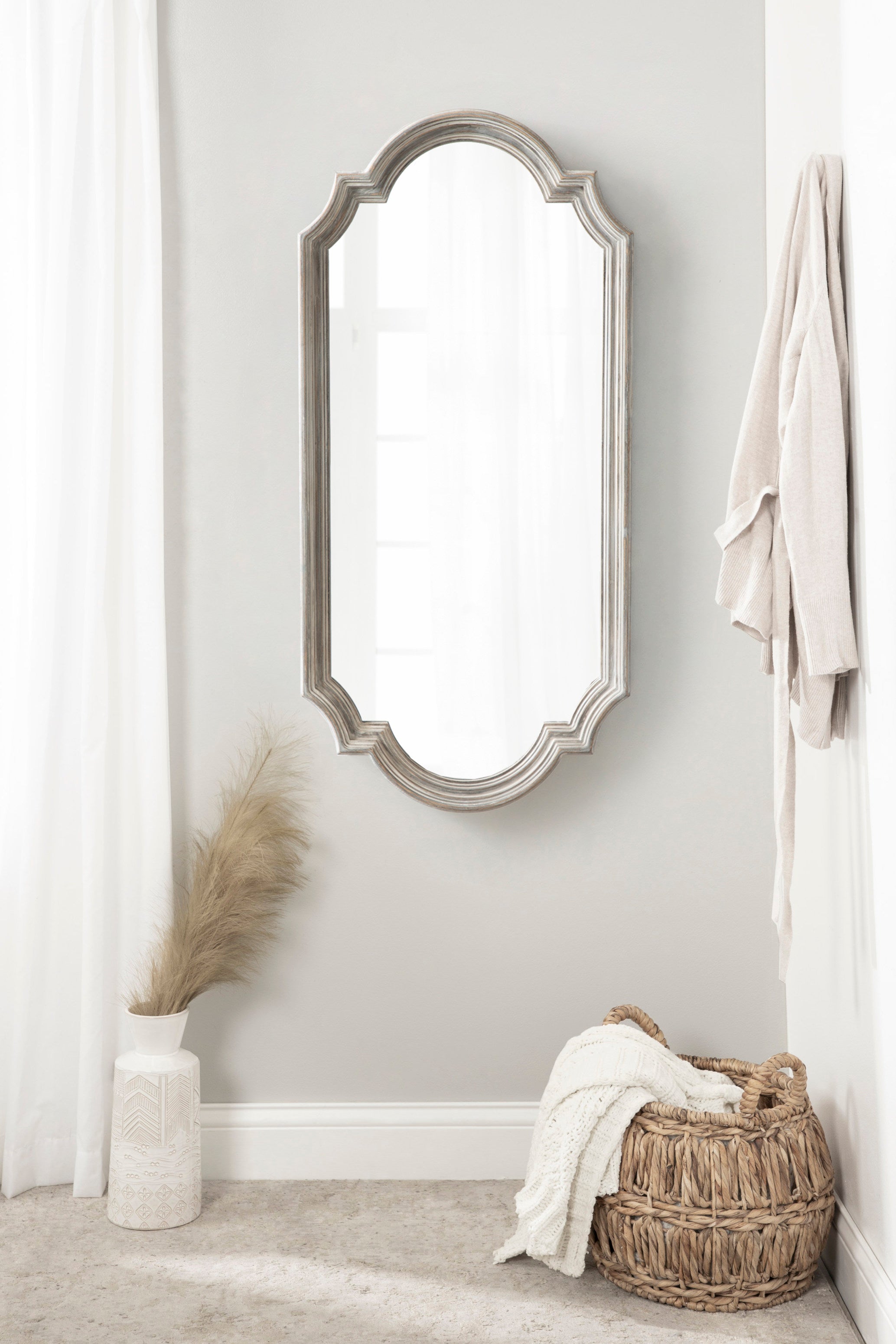 Full Length Mirror Gray 20x42 7