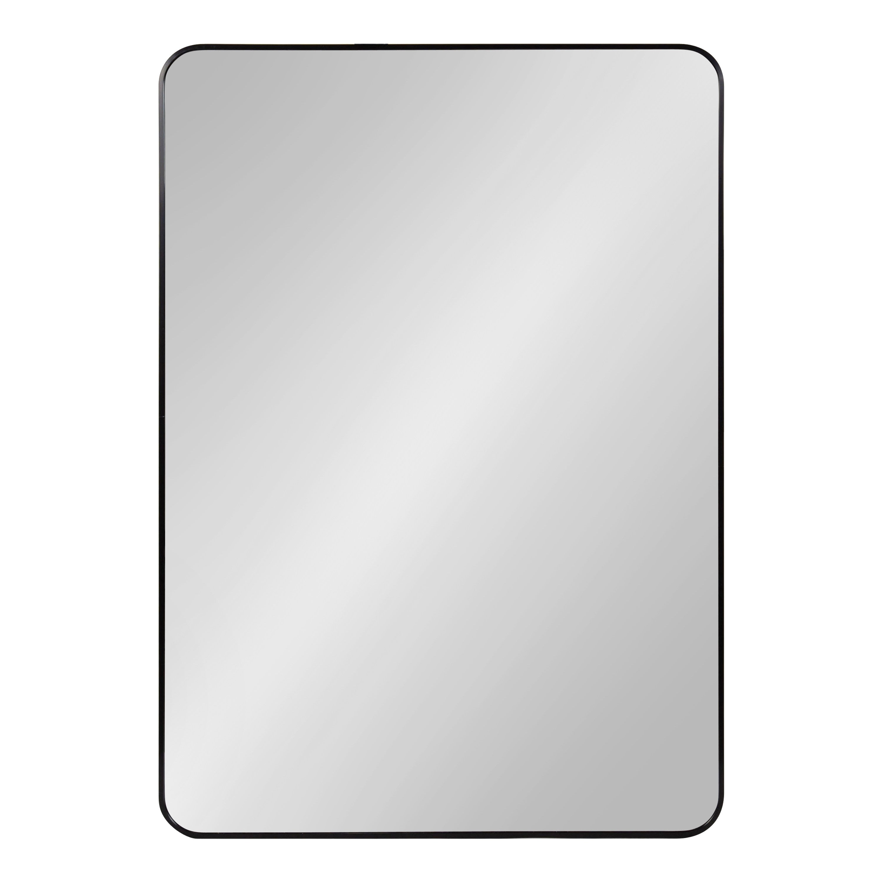 Rectangle Mirror Black 30x42 2