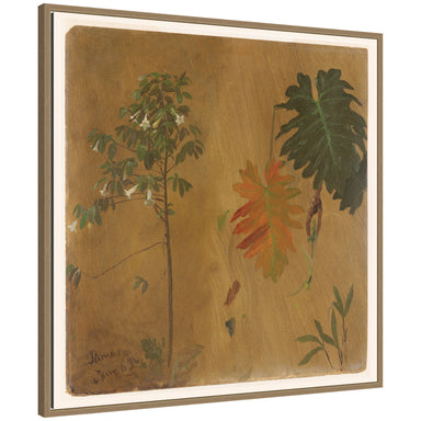 Framed Canvas 30x30 Sylvie Dark Gold 1