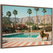 Framed Canvas Sylvie Walnut 33x23 1