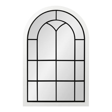 Windowpane Mirror White 24x36 2