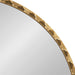 Round Mirror Gold 26x26 3