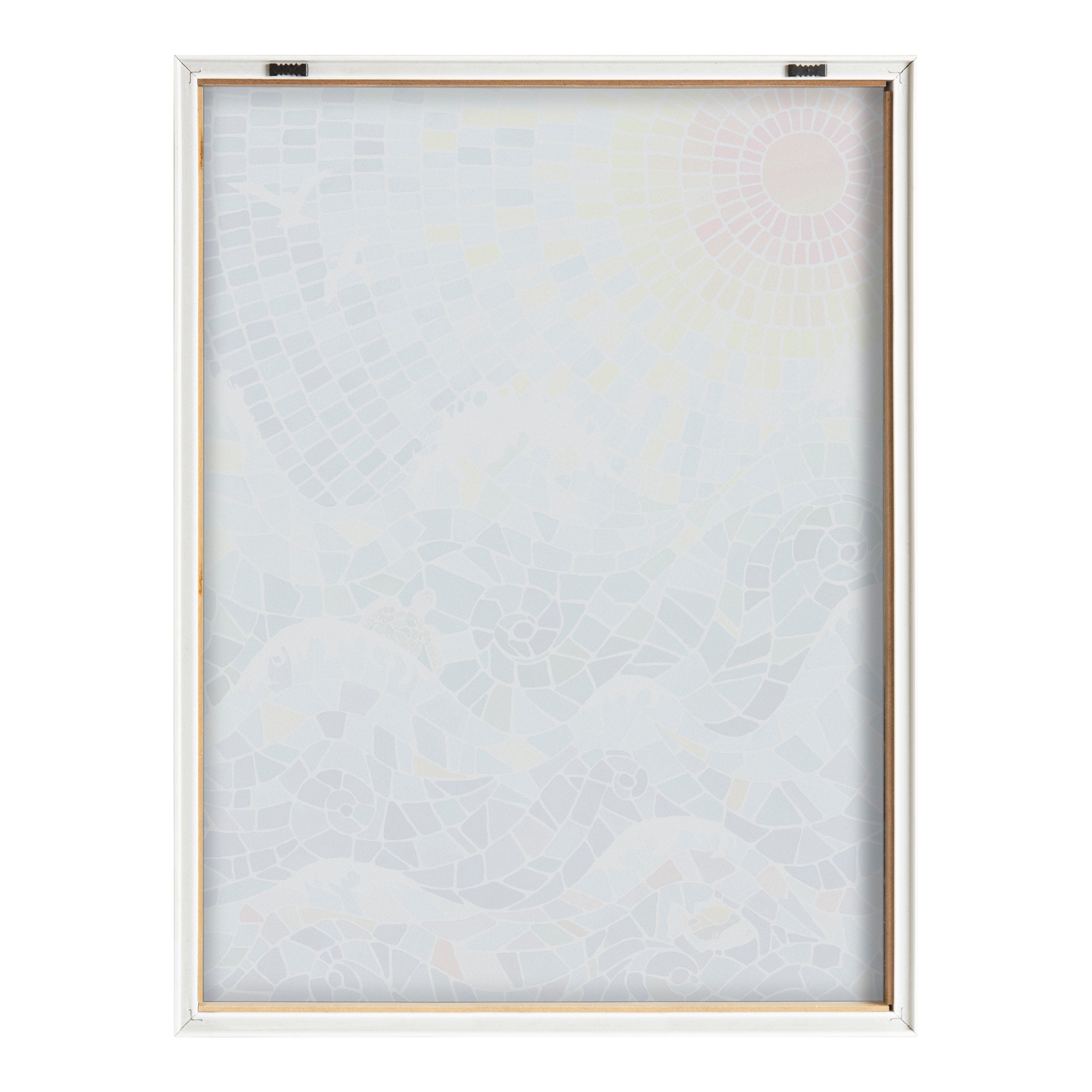 Blake It’s a Beautiful Life Framed Printed Glass by Janet Meinke-Lau