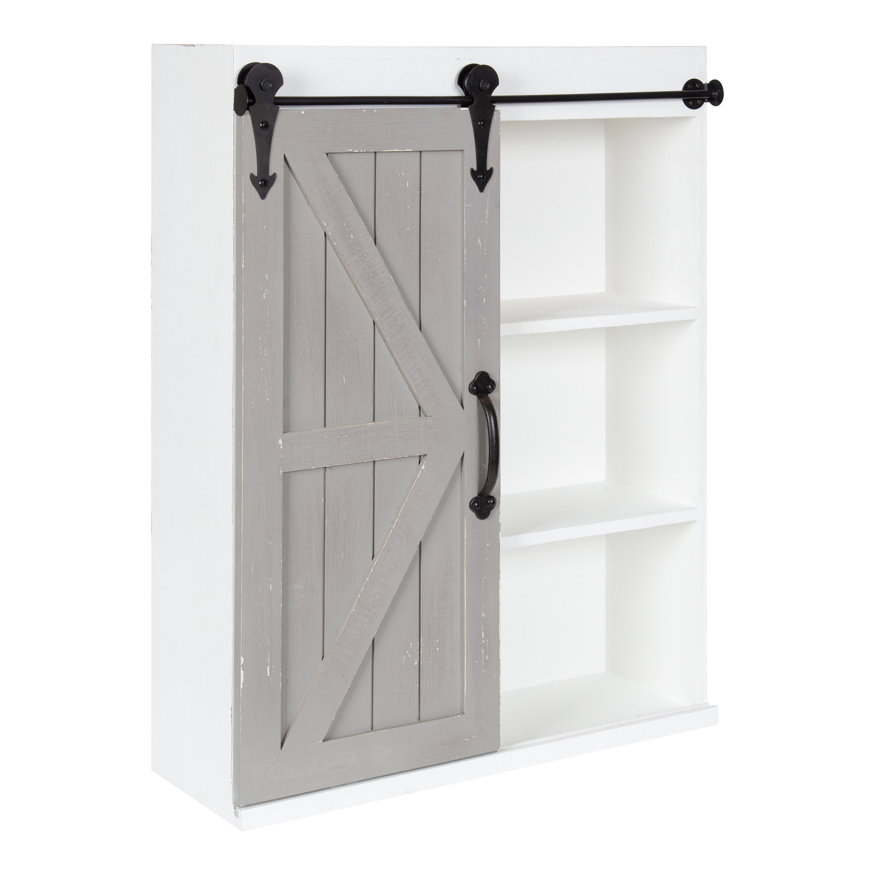 Cabinet White Gray 22x28 1