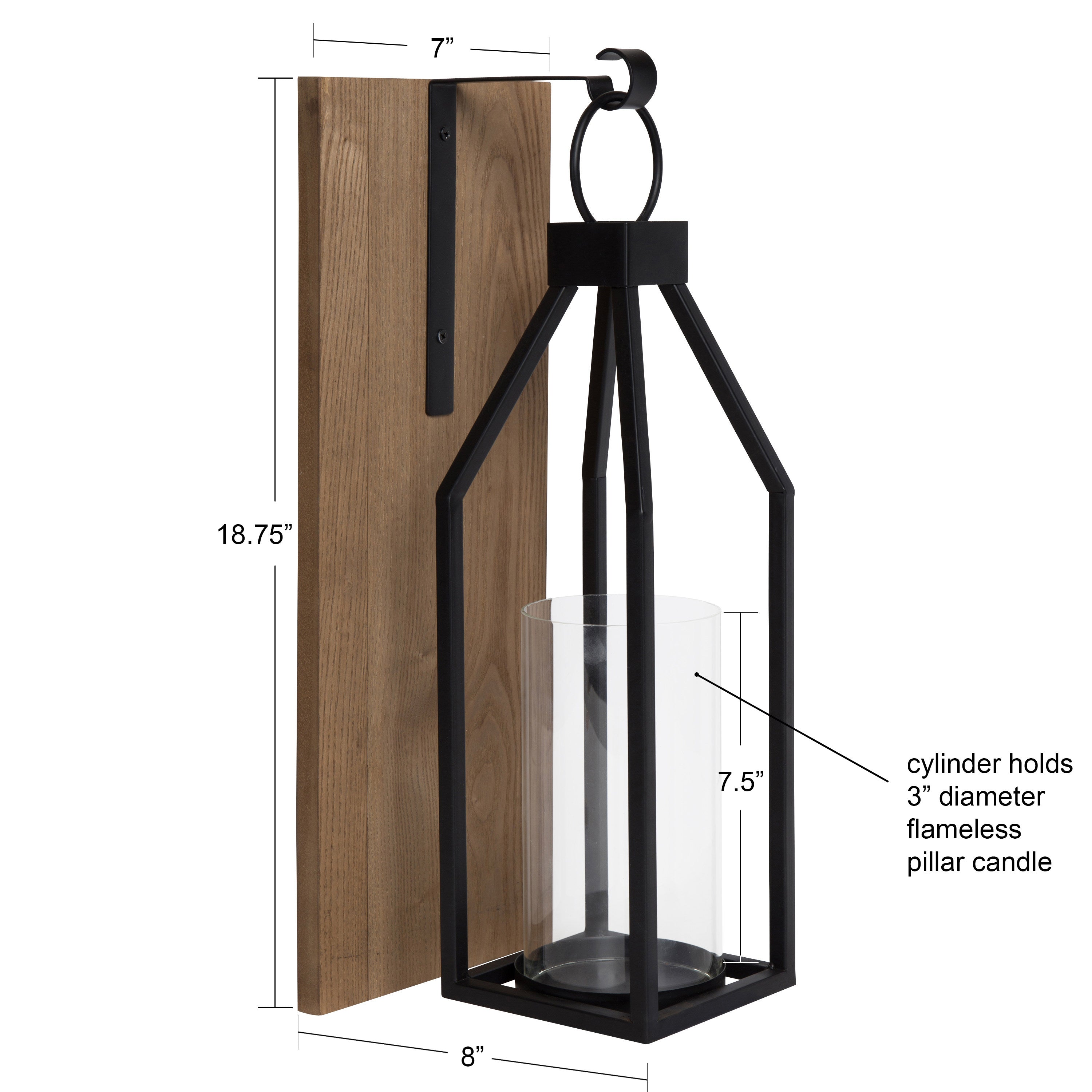 Oakly Wall Sconce Candle Holder