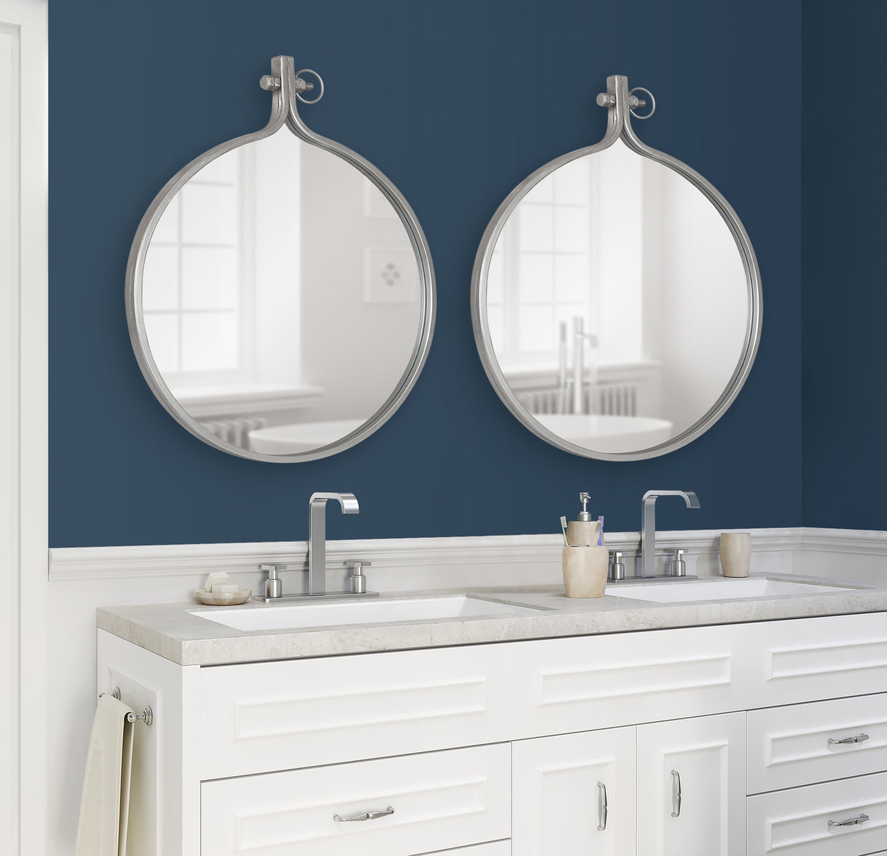 Yitro Metal Framed Wall Mirror