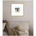Wall Frame Florence Gold 20x20 matted to 8x8 5