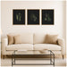 Framed Art Set 3 Piece Set 17x21 Belvedere Bronze 7