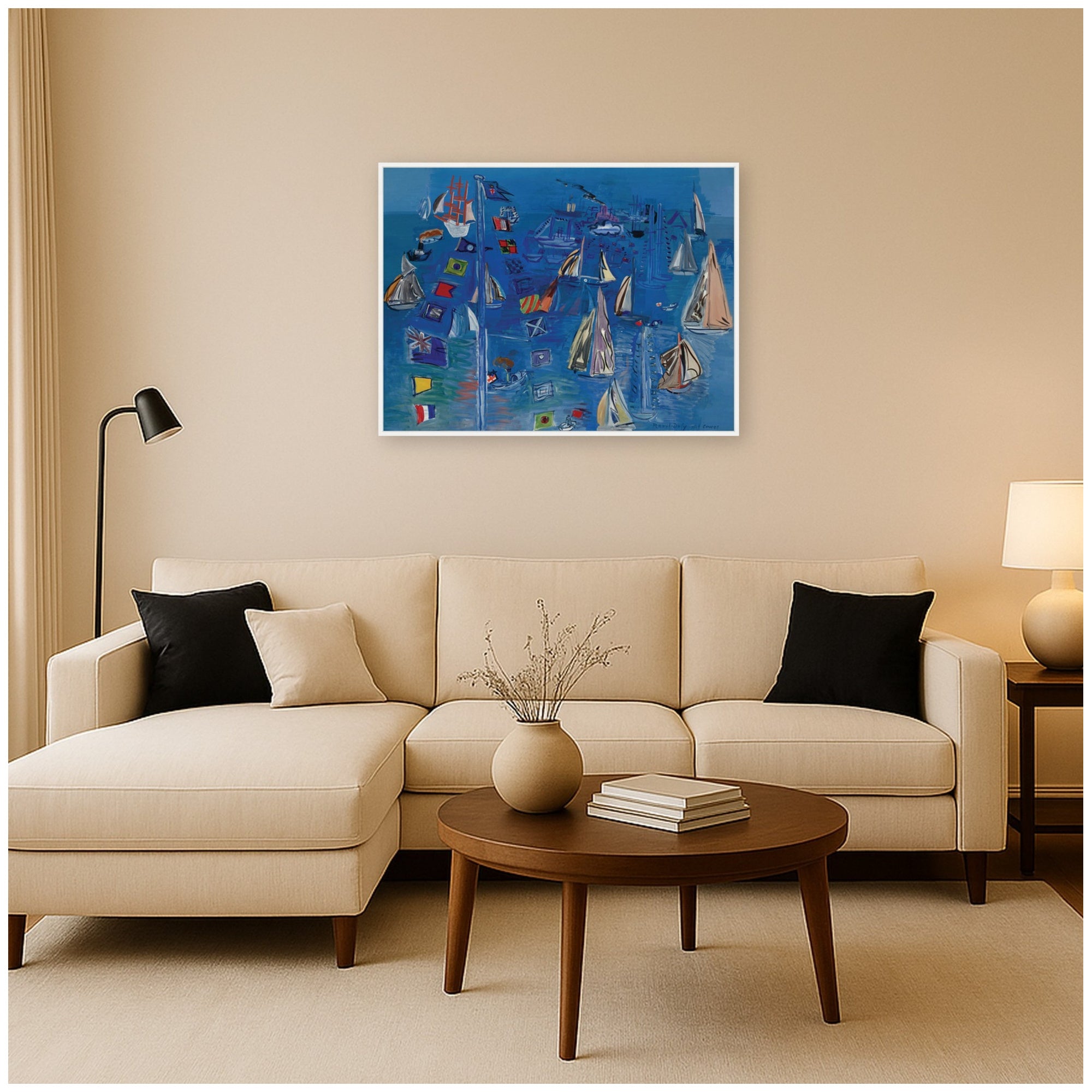 Framed Canvas 42x32 Sylvie White 5