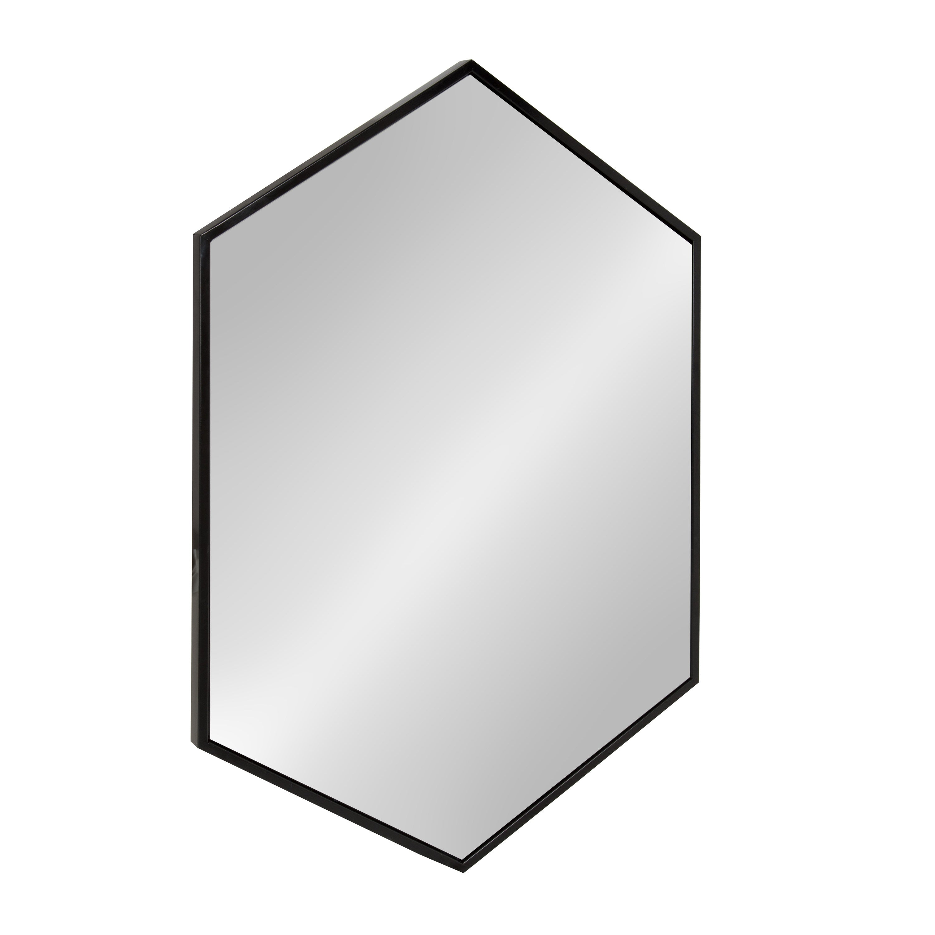 McNeer Hexagon Metal Wall Mirror
