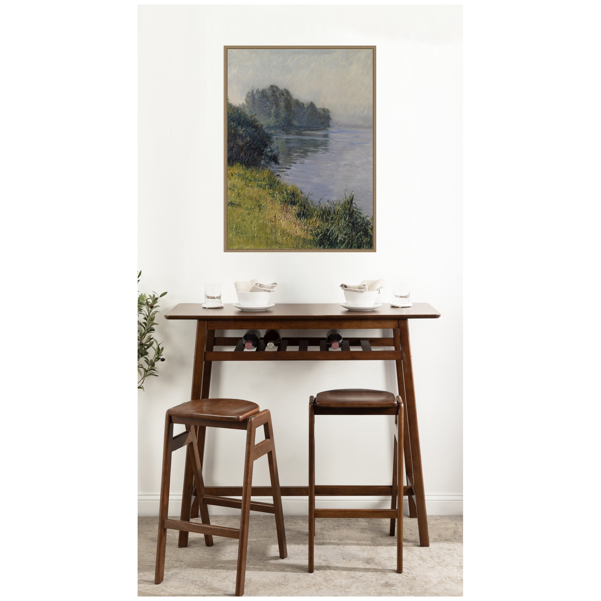 Framed Canvas 28 x 38 Sylvie Dark Gold 7