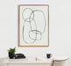 Framed Canvas Sylvie Bright Gold 28x38 7