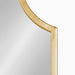 Scallop Mirror Gold 23x37 3