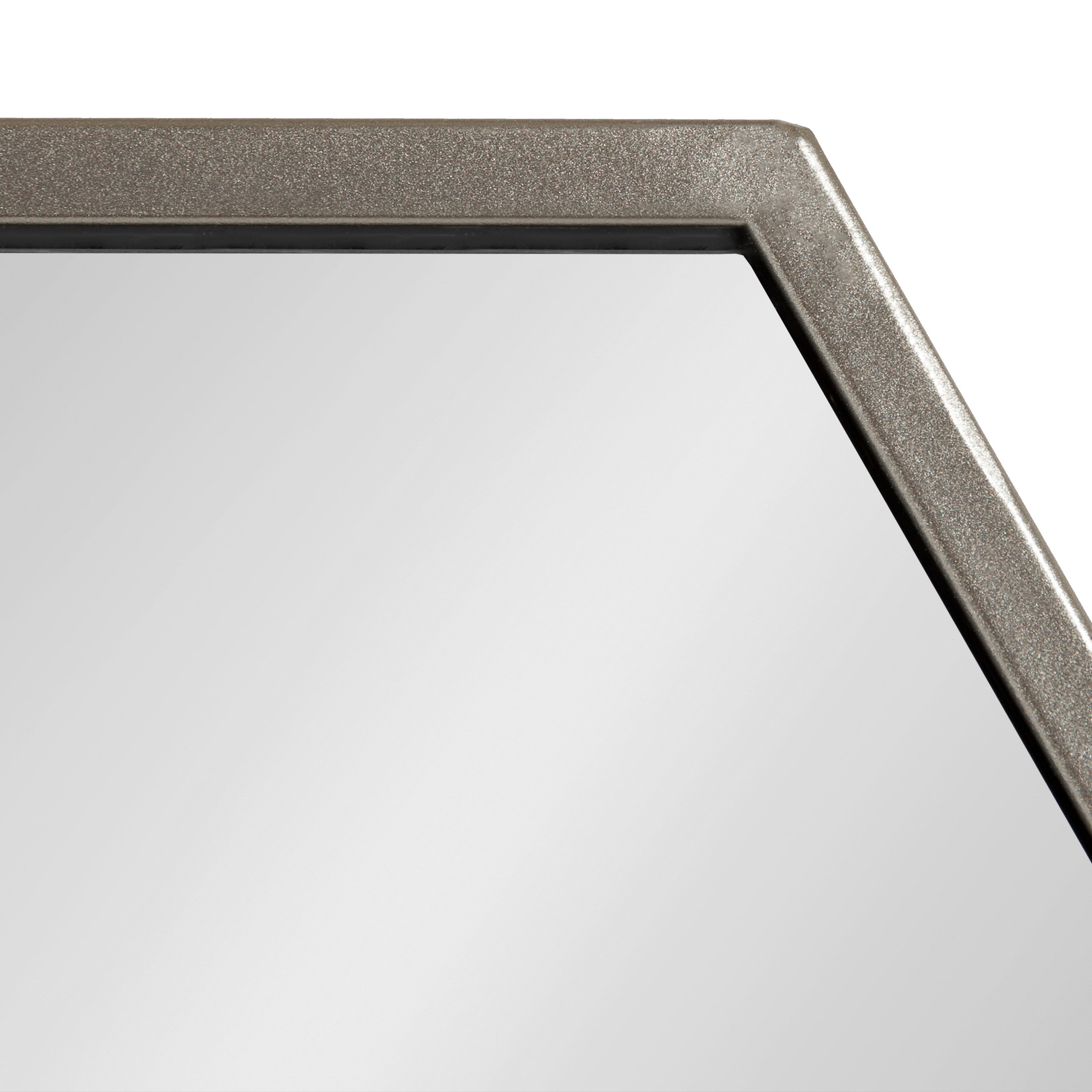 McNeer Hexagon Metal Wall Mirror