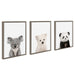 Art Set Sylvie Graywash 3 Piece Set 18x24 2