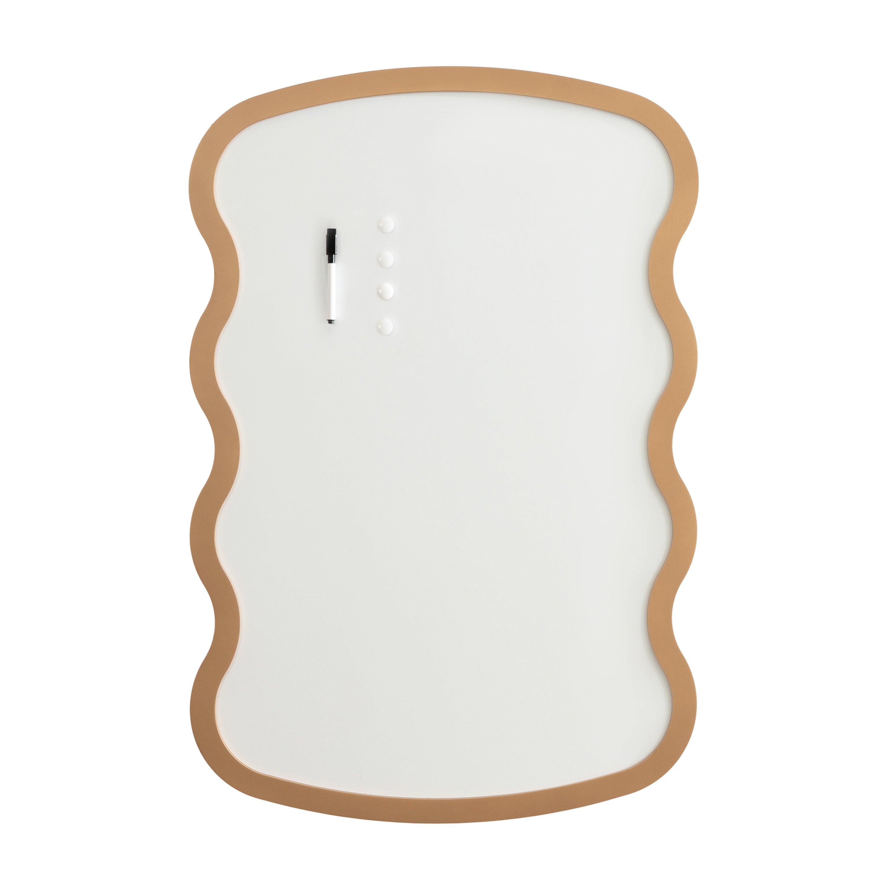 Holbrook Wavy Magnetic Dry Erase Board