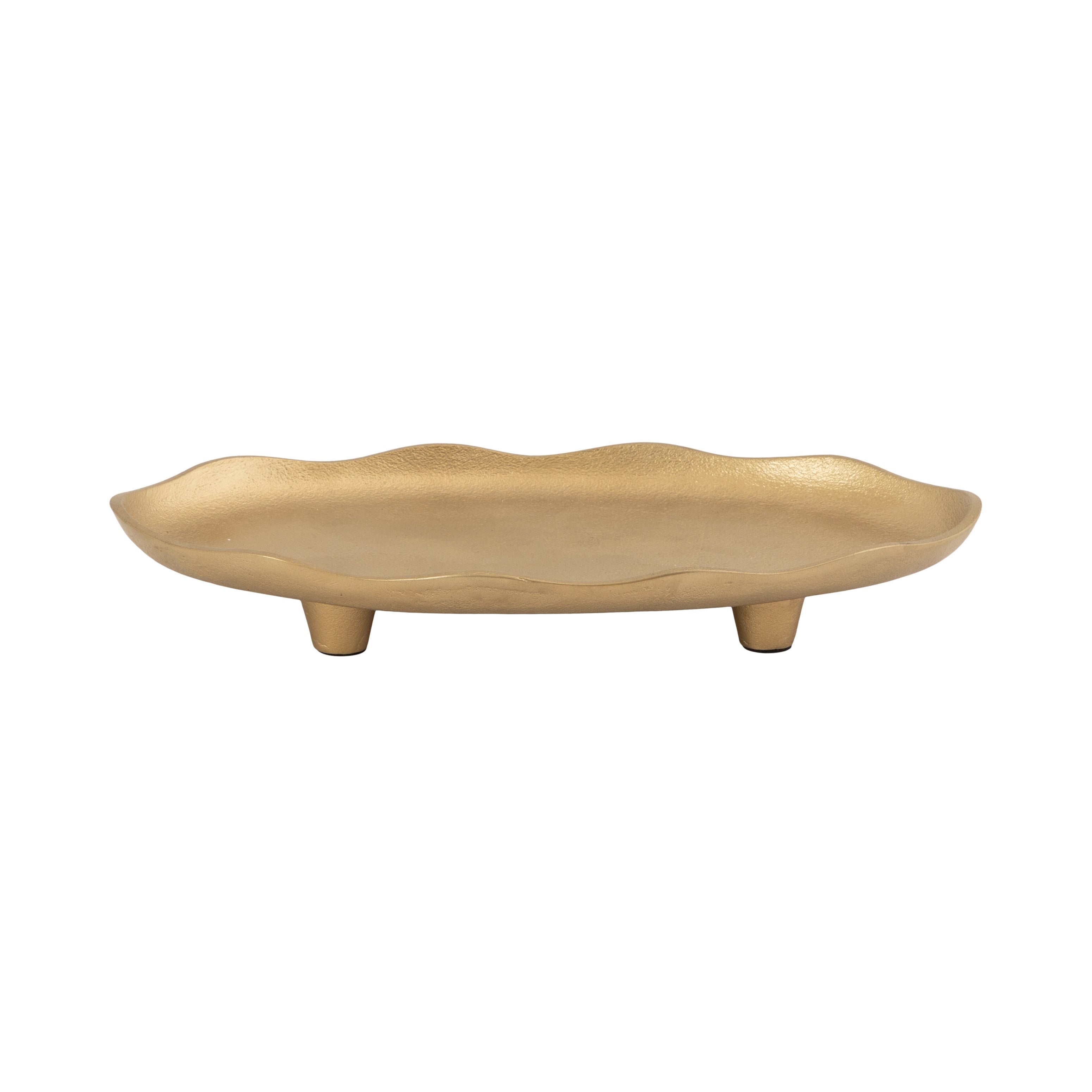 Serving Tray 14x8 Gold 6