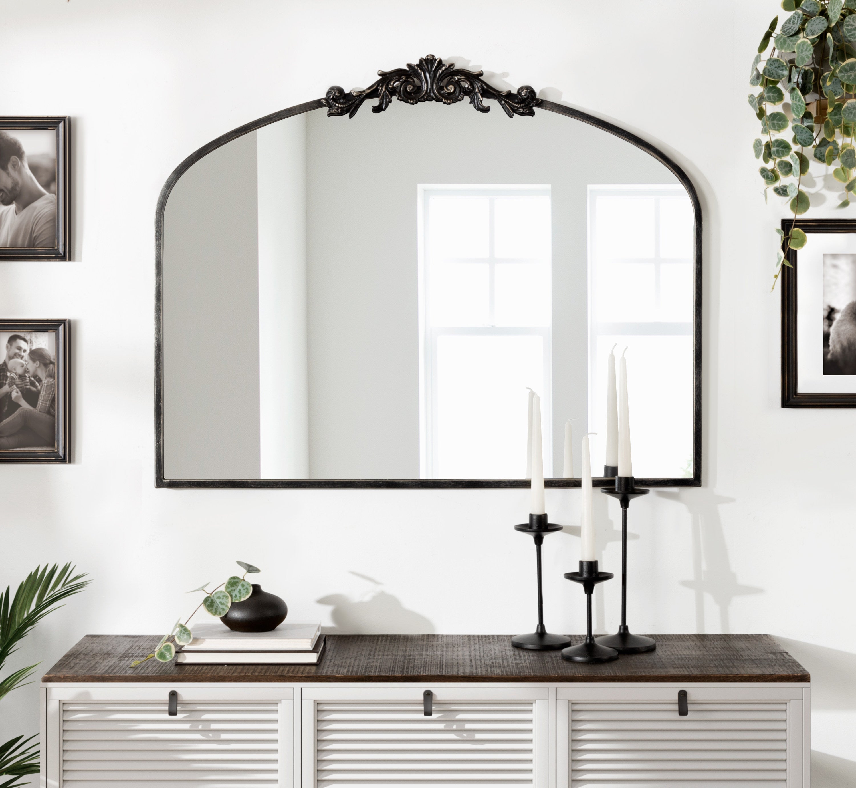 Arch Mirror 36x29 Black 7