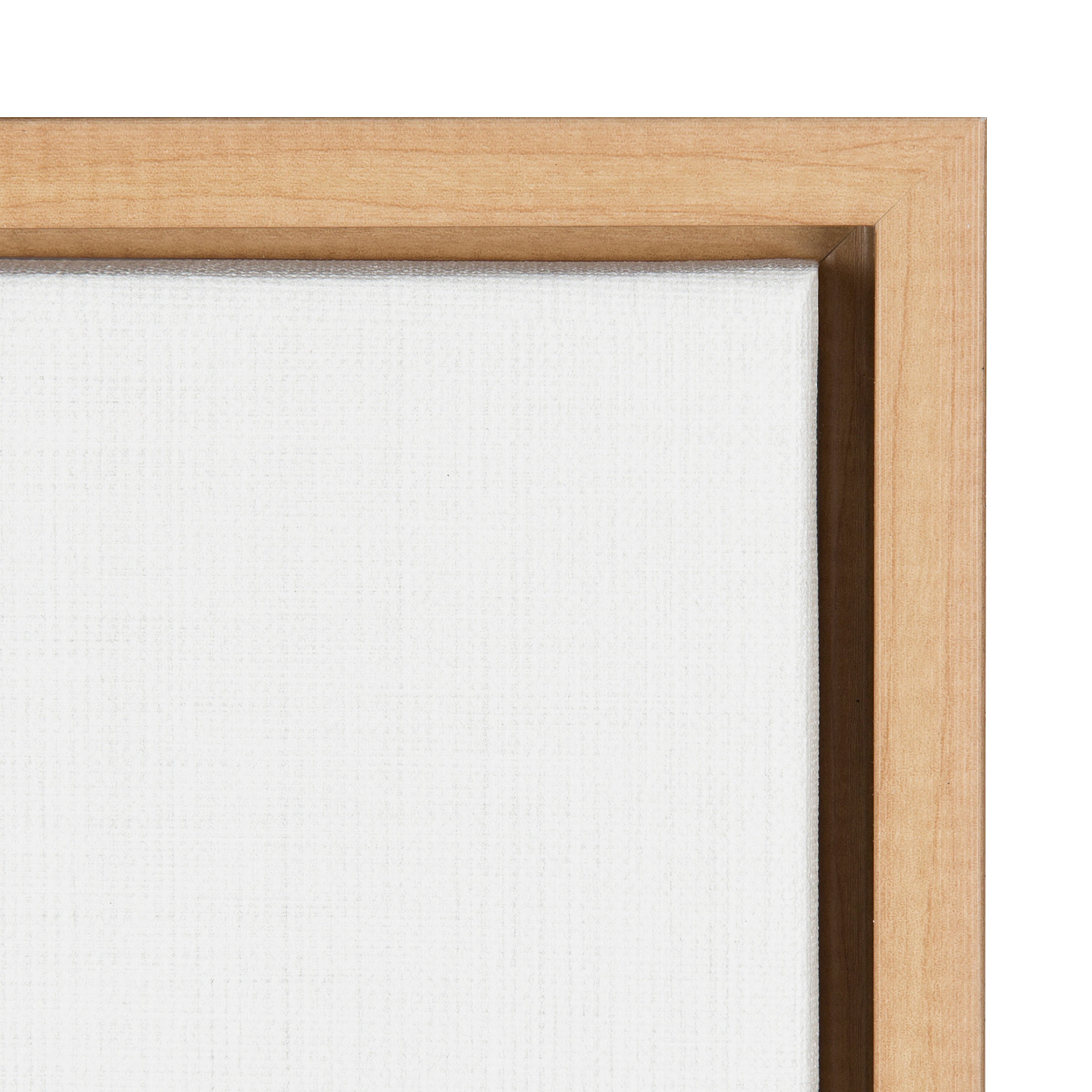 Framed Canvas Sylvie Natural 18x40 3