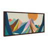 Sylvie Mountains Crop Framed Canvas by Rachel Lee of My Dream Wall